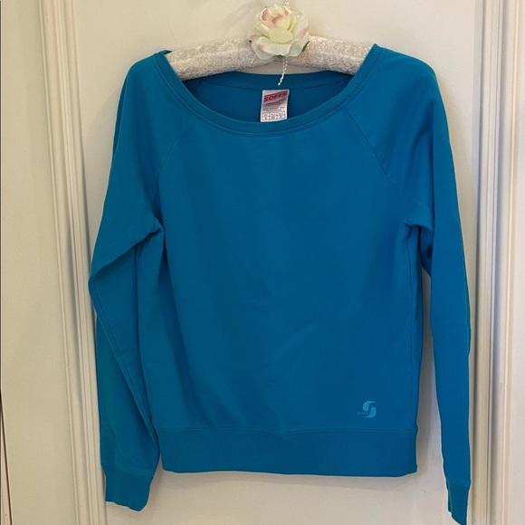 Soffee Turquoise Sweatshirt - Picture 1 of 6
